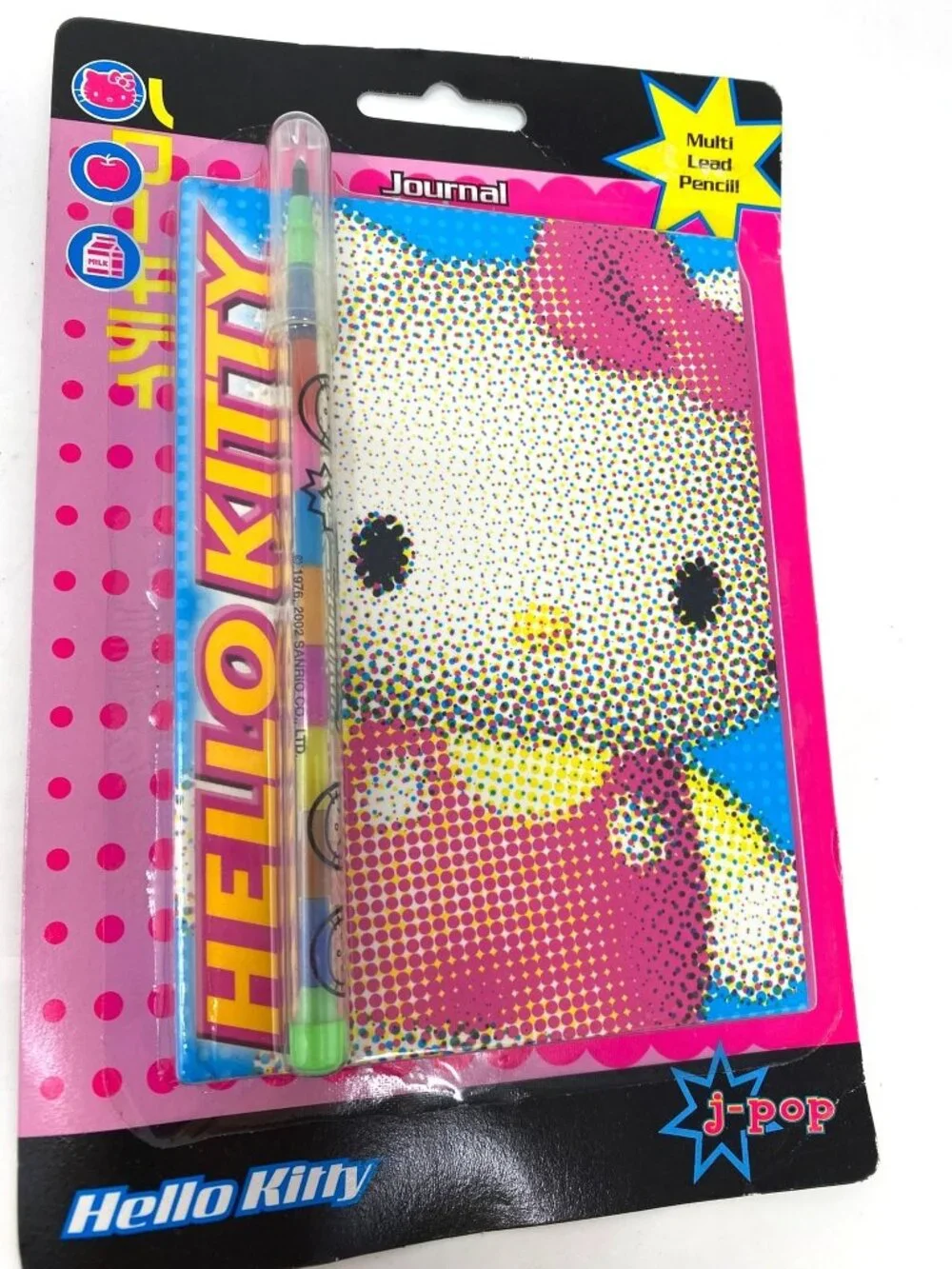 Vintage Target Sanrio Hello Kitty Journal Multi Lead Pencil J-Pop Retro Look